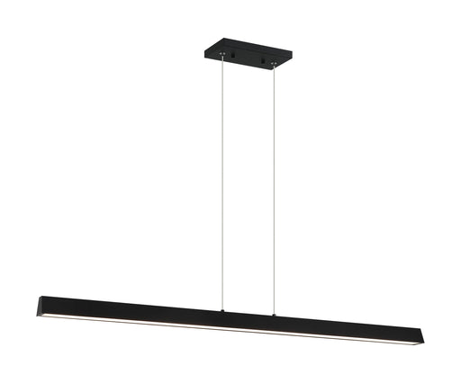 Isosceles 45" Linear Pendant in Matte Black