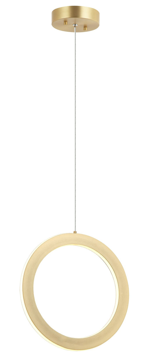 Victoria 12" LED Pendant in Brushed Gold