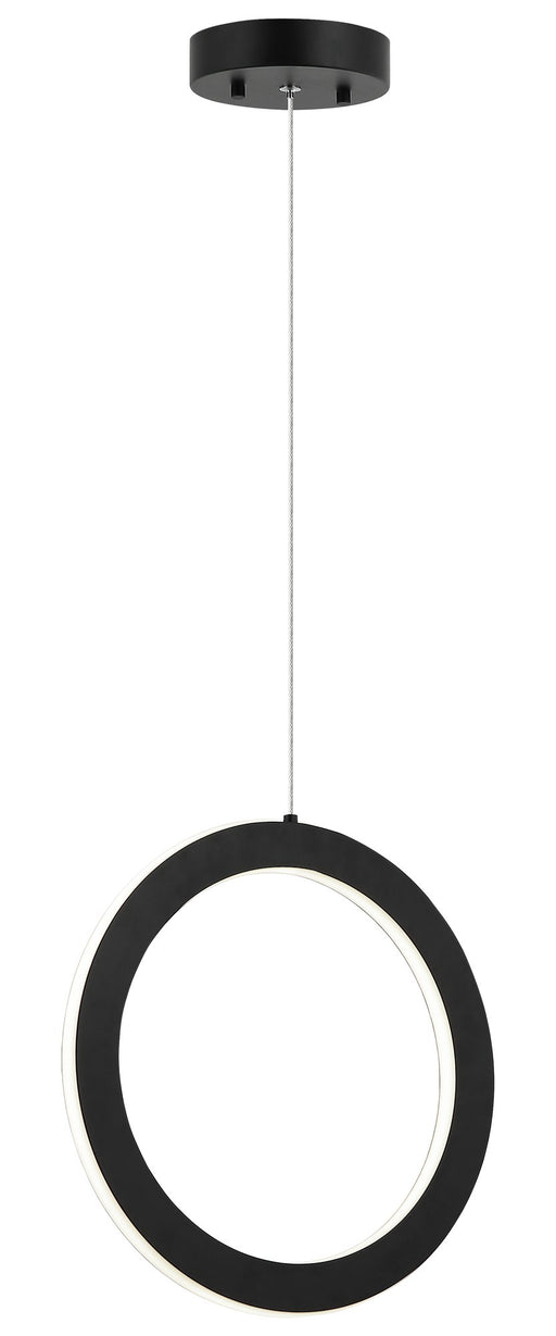 Victoria 12" LED Pendant in Black