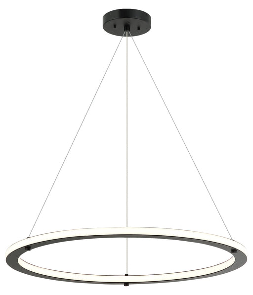 Victoria 24" LED Pendant in Black