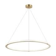 Victoria 32" LED Pendant in Brushed Gold