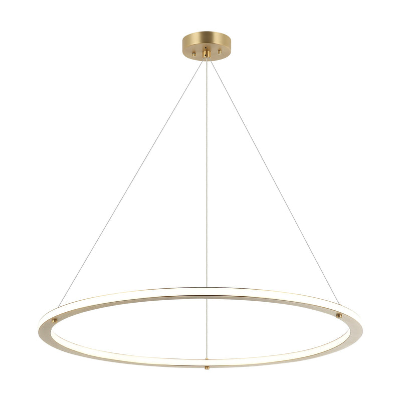 Victoria 32" LED Pendant in Brushed Gold