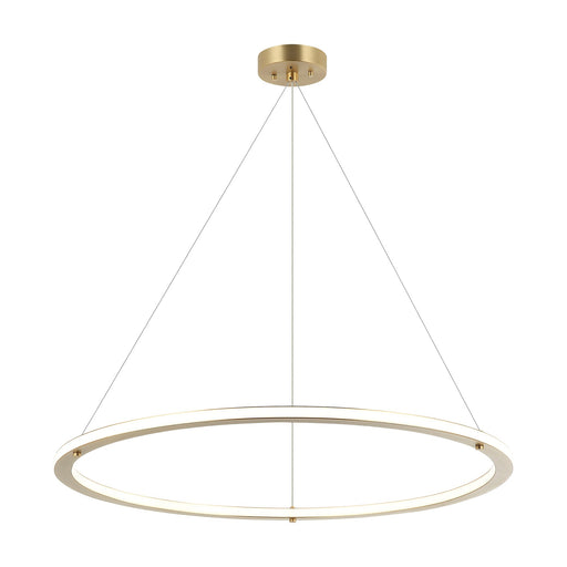 Victoria 32" LED Pendant in Brushed Gold