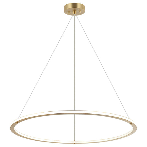 Victoria 40" LED Pendant in Brushed Gold