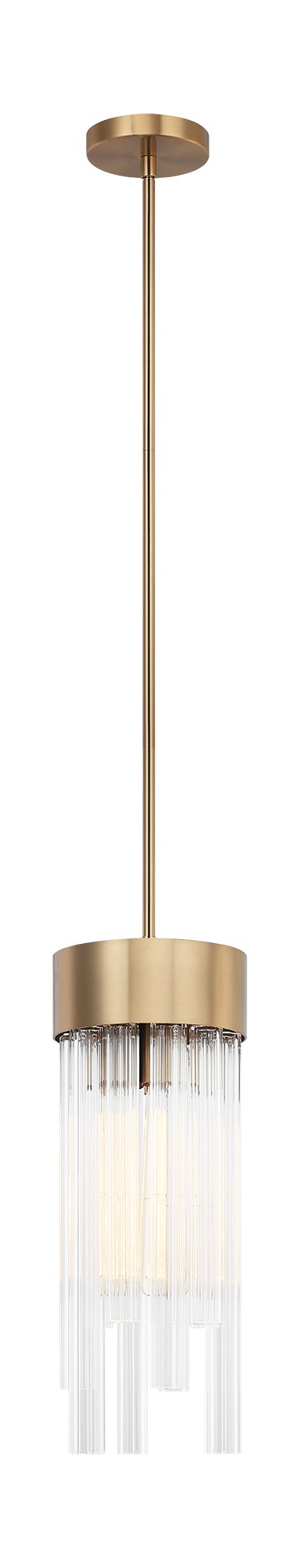 Kellan 3-Light Pendant in Aged Gold Brass