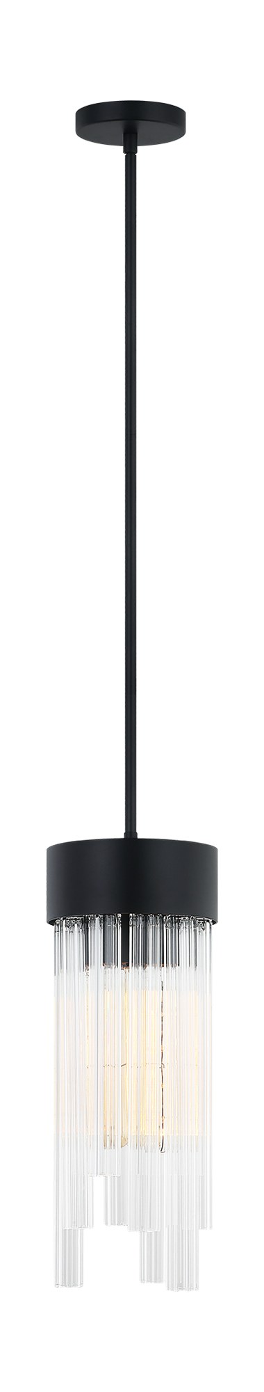 Kellan 3-Light Pendant in Matte Black