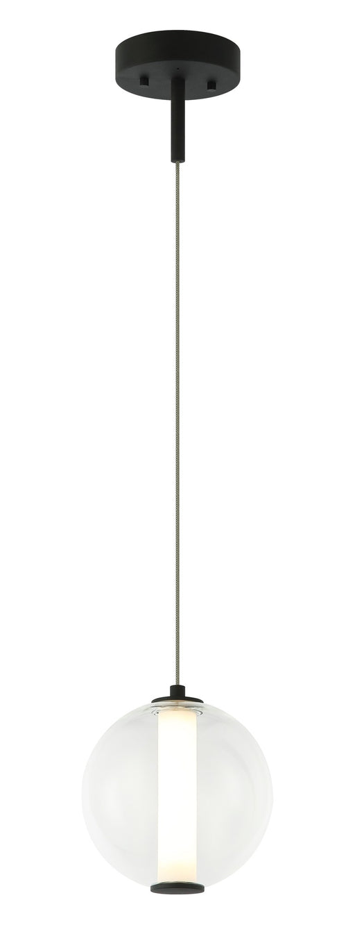 Belange 8" Mini Pendant in Matte Black