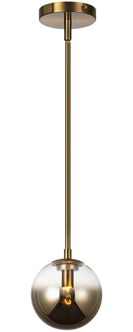 Averley 6" Pendant in Aged Gold Brass / Aged Gold Brass