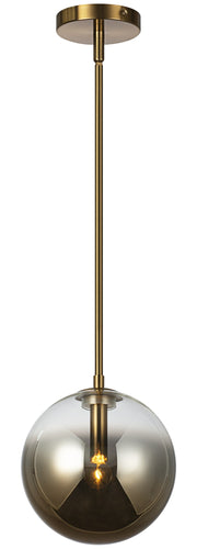 Averley 9" Pendant in Aged Gold Brass / Aged Gold Brass