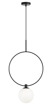 Averley 8" Pendant in Black