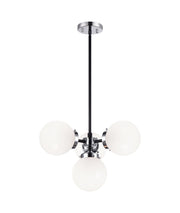 Maru 4-Light Chandelier in Chrome