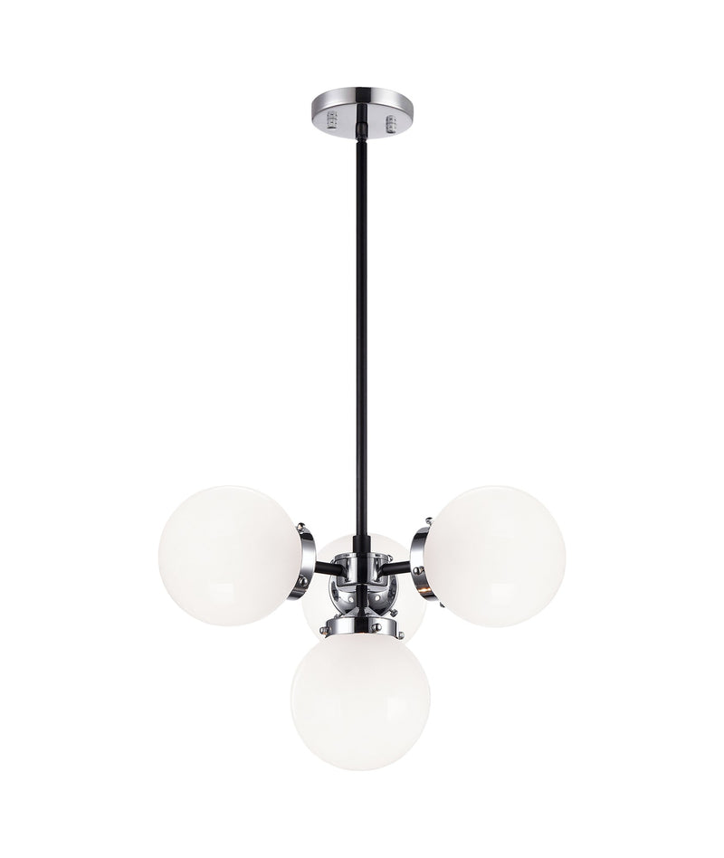 Maru 4-Light Chandelier in Chrome