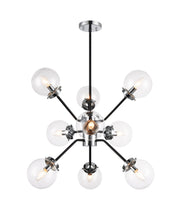 Maru 9-Light Chandelier in Chrome