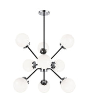Maru 9-Light Chandelier in Chrome