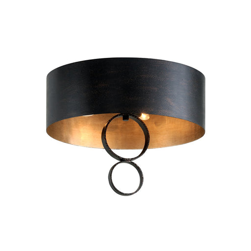Rivington 4-Light Semi-Flush Mount in Charred Copper