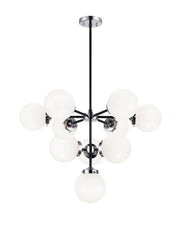 Maru 10-Light Chandelier in Chrome