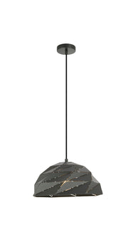 Riku 14" Pendant in Dark Grey