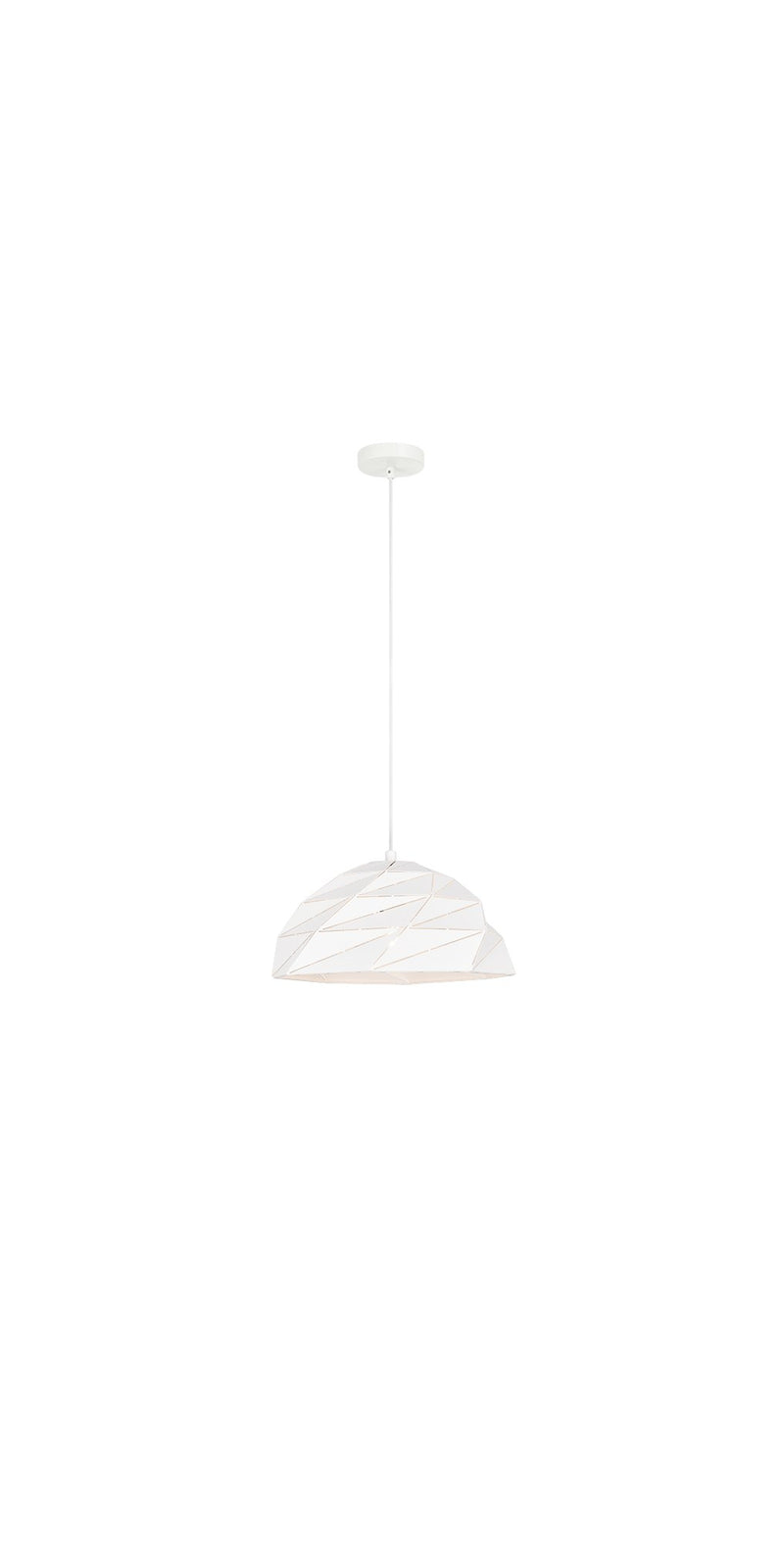 Riku 14" Pendant in White