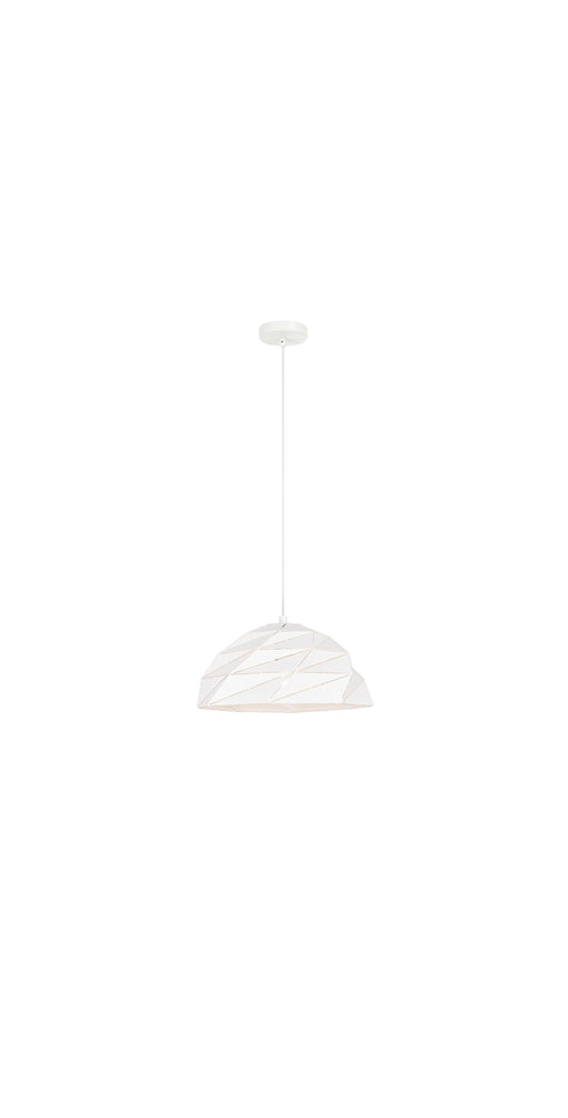 Riku 14" Pendant in White