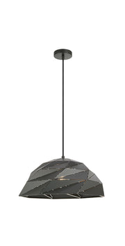 Riku 18" Pendant in Dark Grey