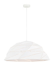 Riku 26" 3-Light Pendant in White