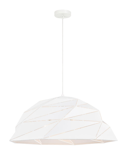 Riku 26" 3-Light Pendant in White