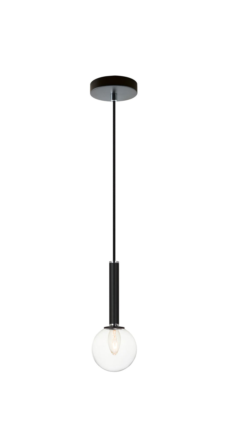 Stellar 4.5" Mini Pendant in Black