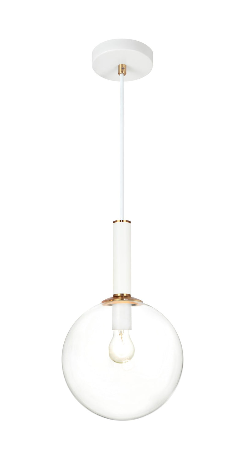 Stellar 10" Pendant in Aged Gold Brass
