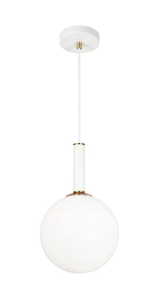 Stellar 10" Pendant in Aged Gold Brass