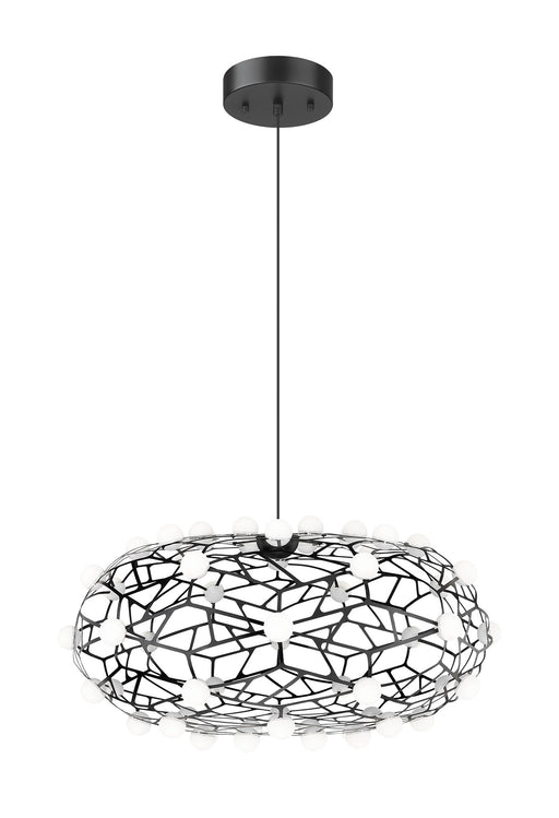 Coral 24" LED Pendant in Black