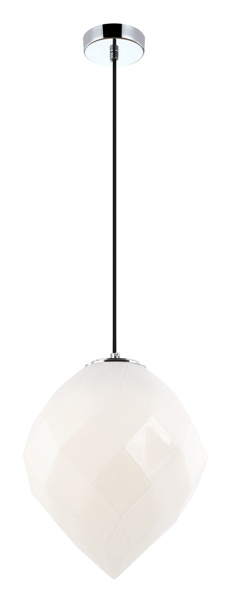 Gemma 10" Pendant in White