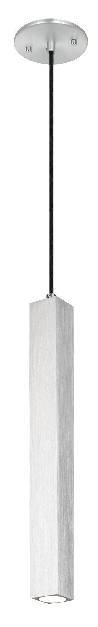 Royce Short LED Mini Pendant in Aluminum