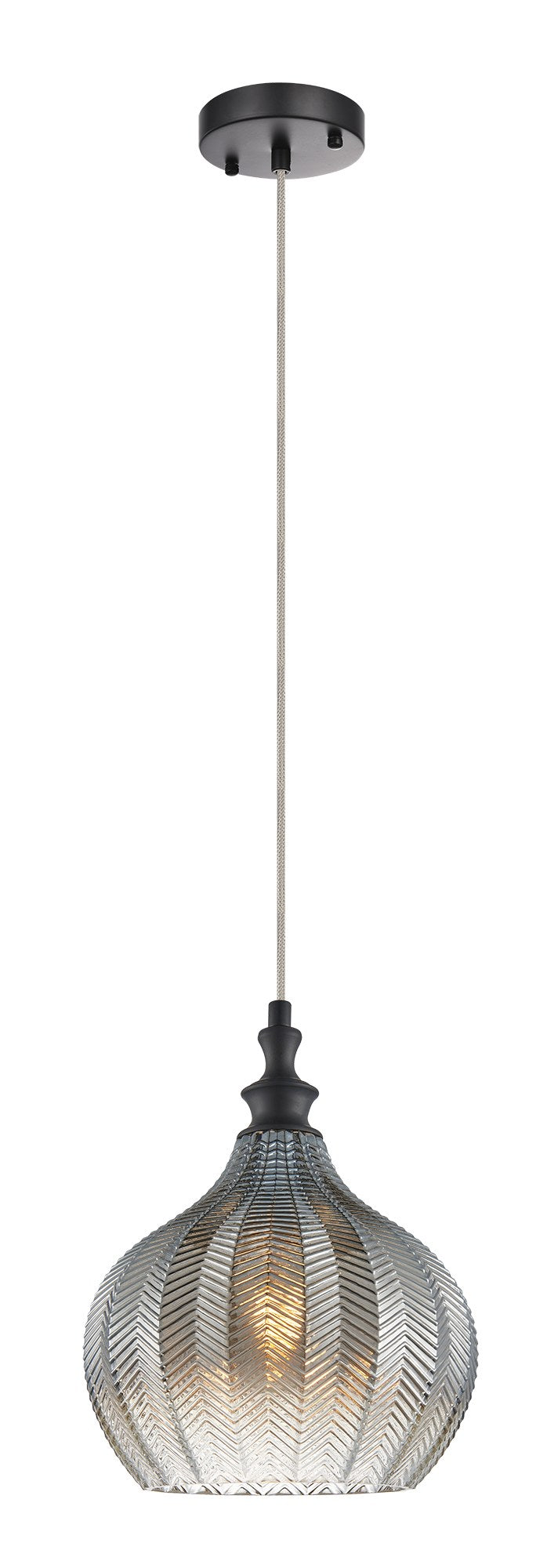 Renity 9" Pendant in Smoke