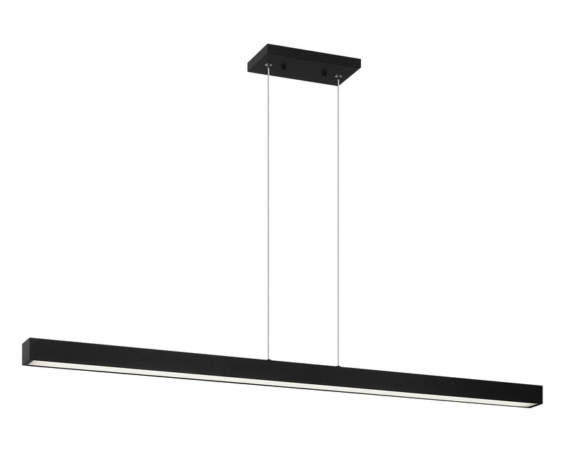 Presley 42" LED Linear Pendant in Matte Black