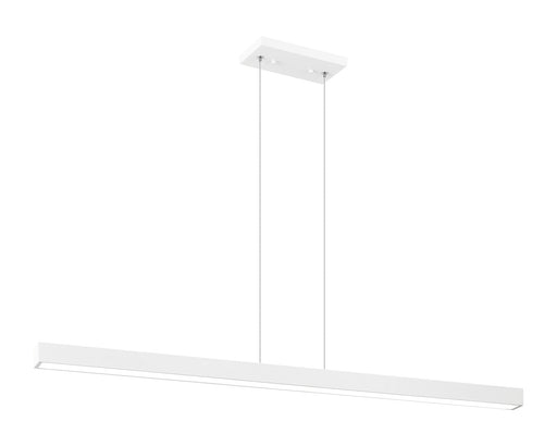 Presley 42" LED Linear Pendant in Matte White