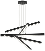 Presley 40.5" 10-Light LED Chandelier in Matte Black