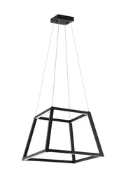 Carlington 16" LED Pendant in Matte Black