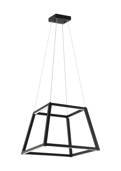Carlington 16" LED Pendant in Matte Black