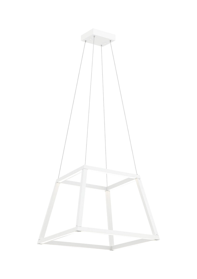Carlington 16" LED Pendant in Matte White