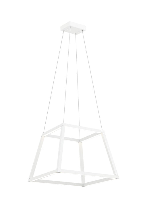 Carlington 16" LED Pendant in Matte White