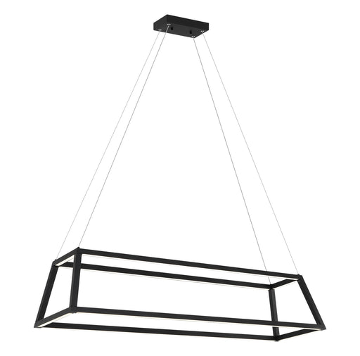 Carlington 46" LED Linear Pendant in Matte Black