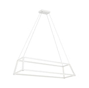 Carlington 46" LED Linear Pendant in Matte White