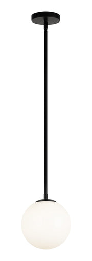Novo 8" Globe Mini Pendant in Black