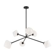 Novo 32.5" 6-Light Chandelier in Black