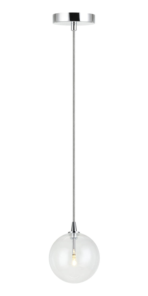 Bolha 6" Pendant in Chrome