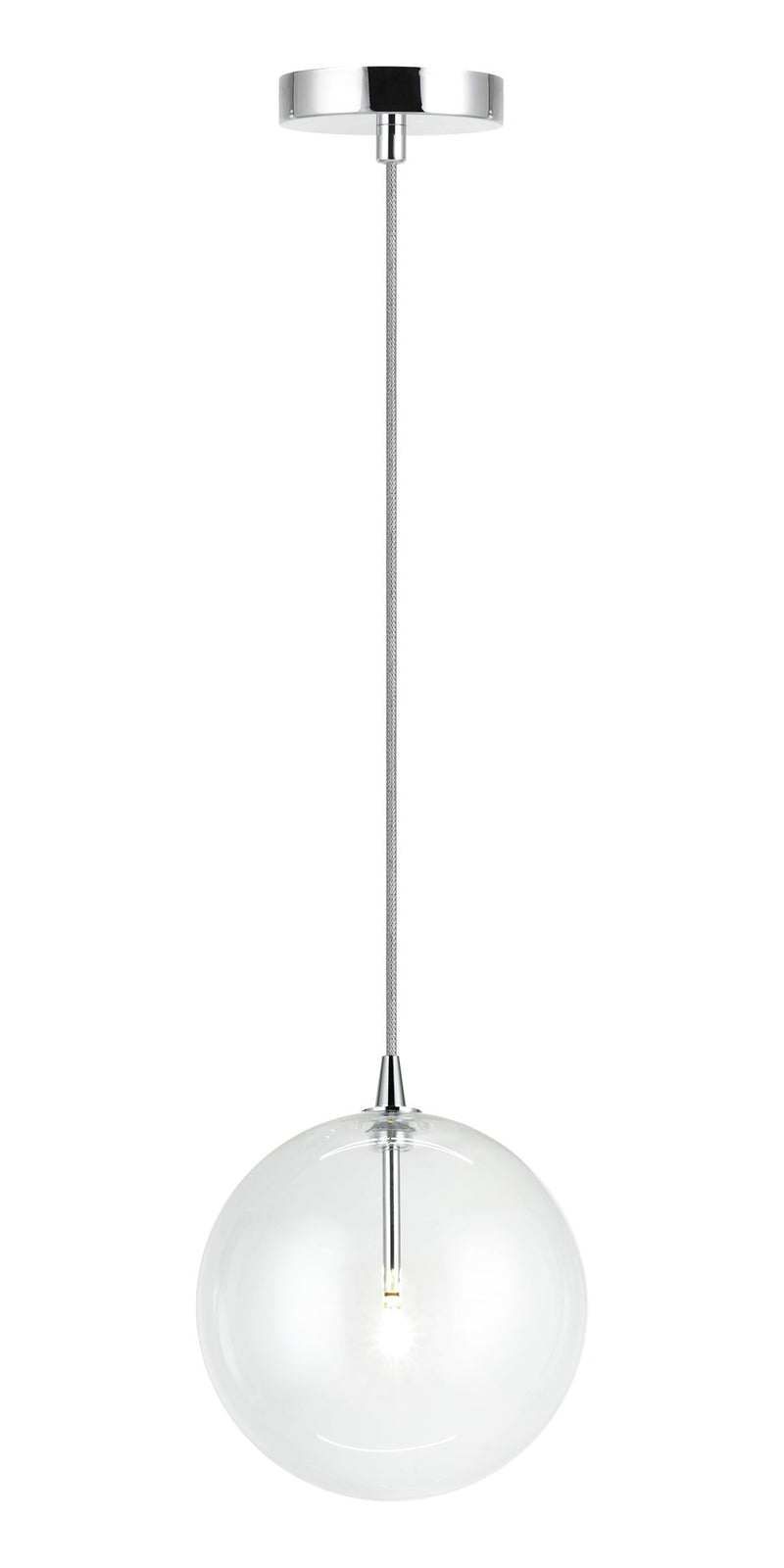 Bolha 8.5" Pendant in Chrome