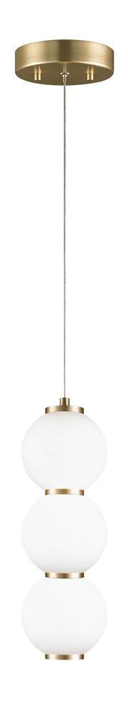 Dango 4.5" x 13" LED Mini Pendant in Oxidized Gold