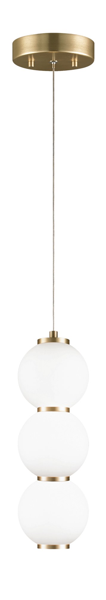 Dango 4.5" x 13" LED Mini Pendant in Oxidized Gold