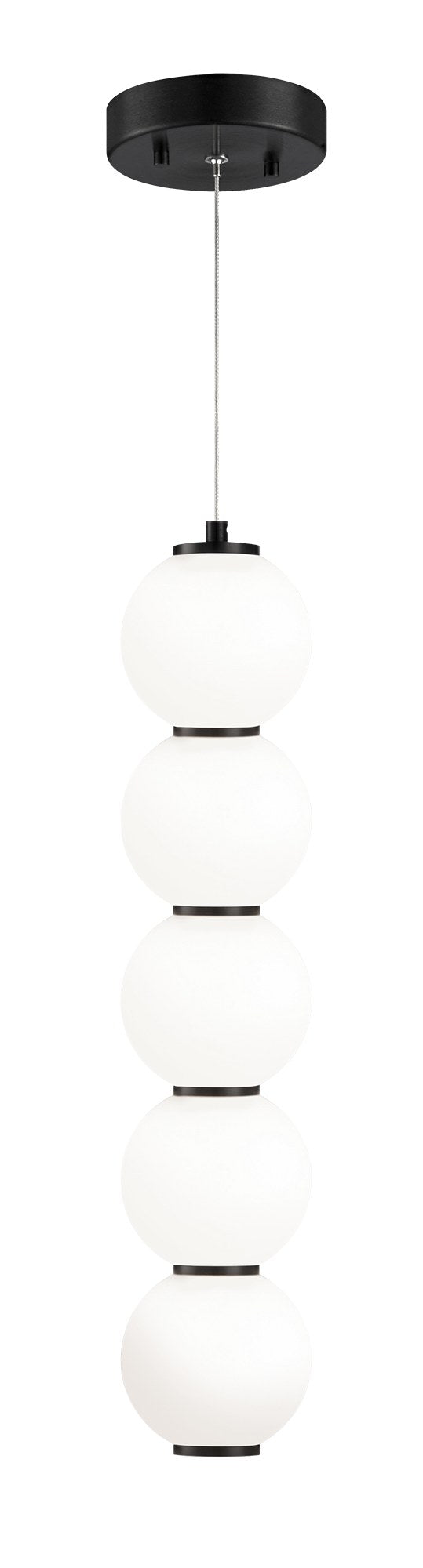 Dango 4.5" x 21" LED Mini Pendant in Oxidized Black