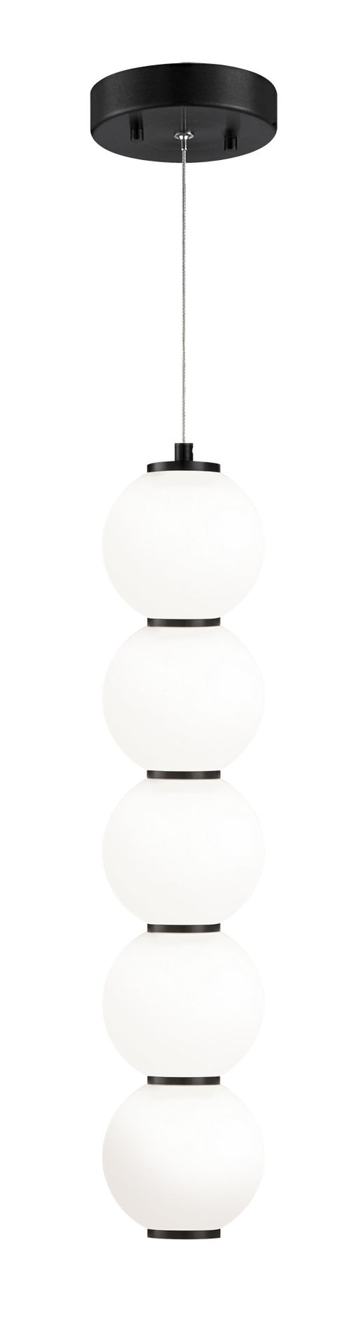 Dango 4.5" x 21" LED Mini Pendant in Oxidized Black